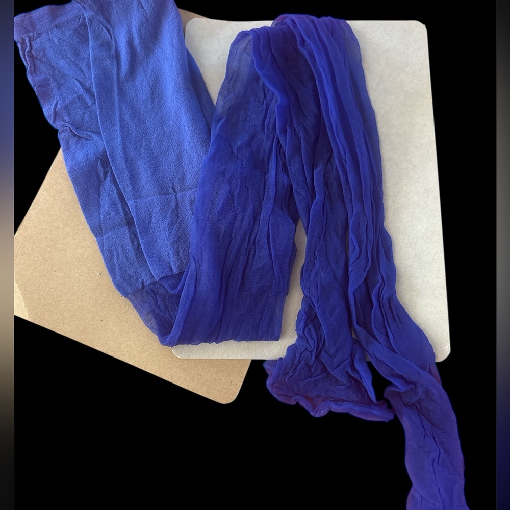 Royal Blue sheer pantyhose new